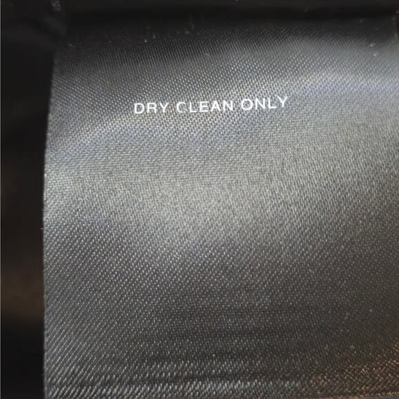 T Tahari Kate Wool Blend Overcoat Ruffle Black Size 2X - Picture 7 of 8